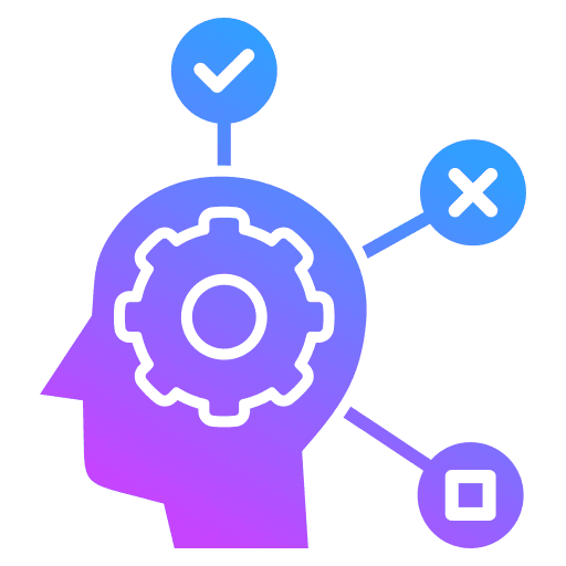 Icon representing learning and capability development