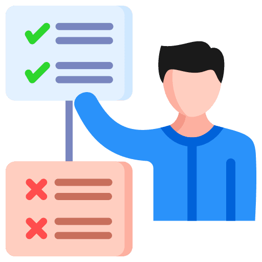 Icon representing role-based assessment